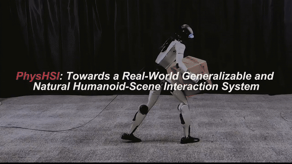 PhysHSI: Towards a Real-World Generalizable and Natural Humanoid-Scene Interaction System